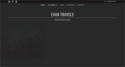 Desktop Screenshot of evantravels.com