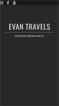 Mobile Screenshot of evantravels.com