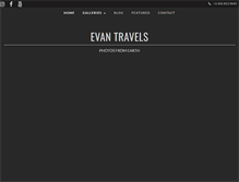 Tablet Screenshot of evantravels.com